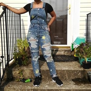 Custom painted - AE NE(X)T LEVEL JEGGING OVERALL
-